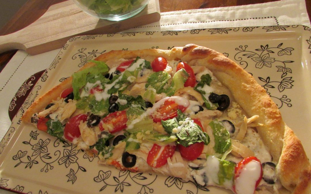 Chicken Caesar Flatbread